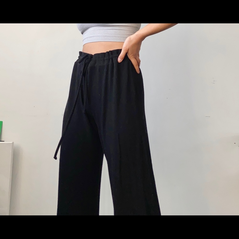 ❌SOLD❌Black Wide Leg Trousers/Pants - Picture 6 of 6